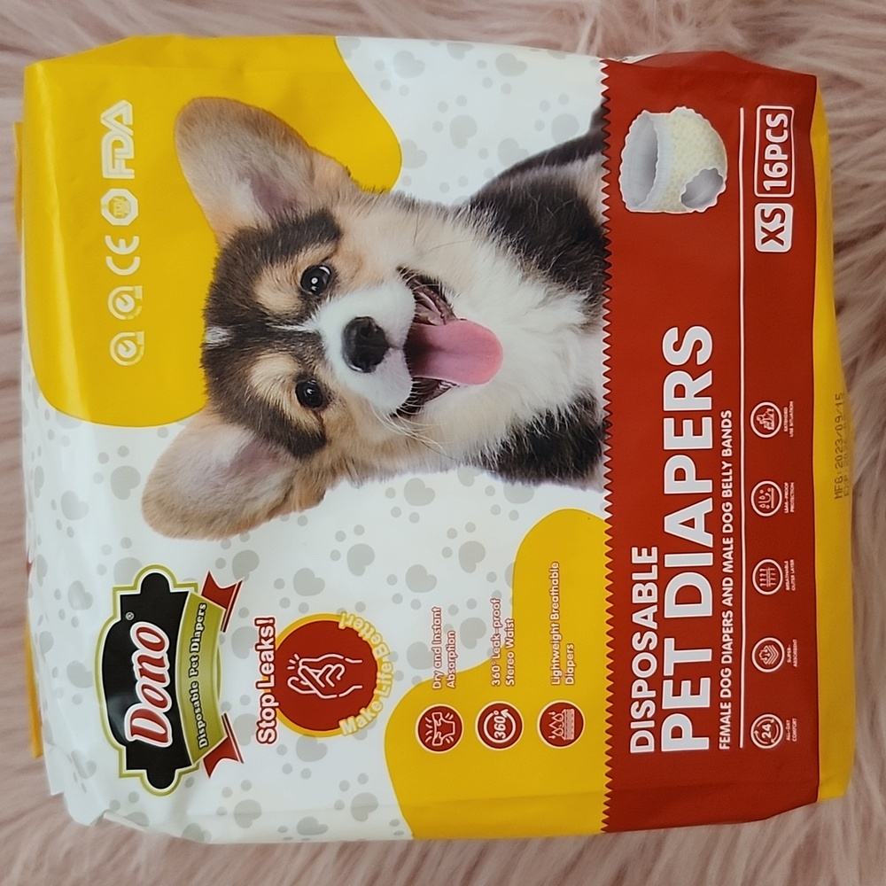 Brand New DONO  DISPOSABLE PET DIAPERS-XS